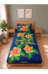 Hand Painted Rayon Bedsheet Set Single Size